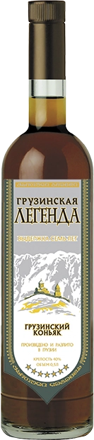 Коньяк Грузинская Легенда, 9 летней выдержки, 500 мл