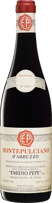 Вино Emidio Pepe Montepulciano d'Abruzzo DOC  2015  750 мл 14%