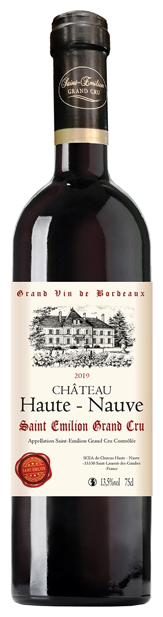 Вино Chateau Haute-Nauve Saint Emilion Grand Cru  2020 750 мл 13.5%