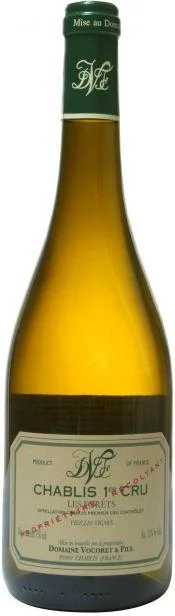 Вино Domaine Vocoret, "Les Forets" Vieilles Vignes, Chablis 1-er Cru AOC, Домен Вокоре, Шабли Премье Крю "Ле Форе" Вьей Винь, 2012, 750 мл