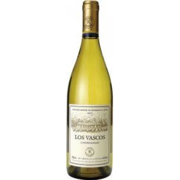 Вино Los Vascos Chardonnay, Лос Васкос Шардоне бел.сух. 0.75 14% (12)