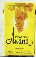 Вино столовое "Юровская Анапа" белое полусладкое, Tetra-pak 1л