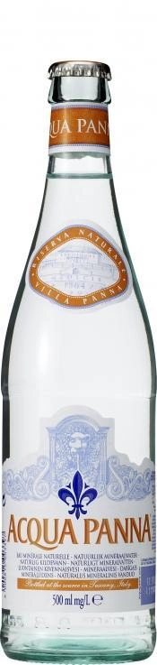 Вода  Acqua Panna  Glass Аква Панна Негазированная в стеклянной бутылке  500 мл