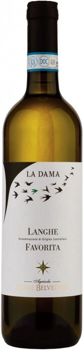 Вино Colle Belvedere  La Dama Langhe DOC Favorita    2019 750 мл