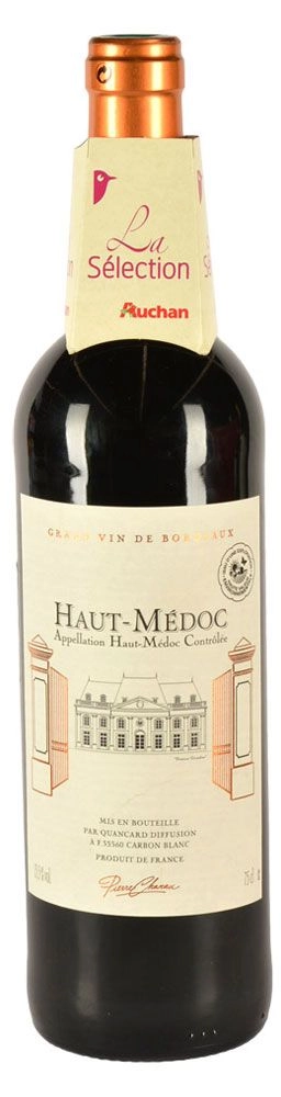 Вино Pierre Chanau   Haut-Medoc  Пьер Шано О-Медок  красное сухое   2015 750 мл  13 %
