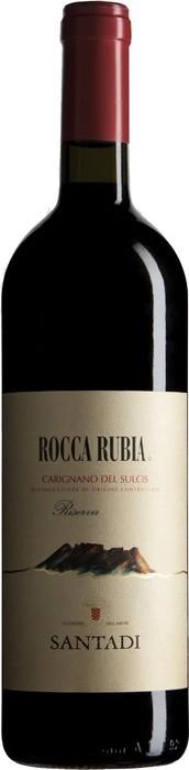 Вино Santadi  Rocca Rubia Carignano del Sulcis Riserva DOC Сантади  Рокка Рубия Кариньяно дель Сульчис Ризерва 2020 750 мл