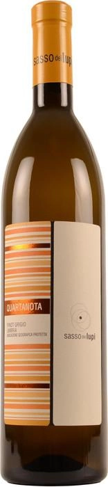Вино Sasso dei Lupi  Quartanota Pinot Grigio Umbria IGP Сассо дей Люпи Квартанота Пино Гриджио  2018 750 мл
