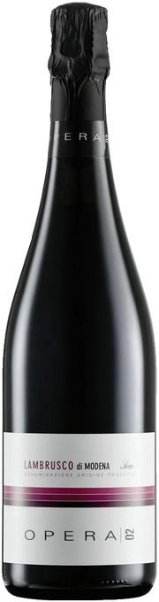 Игристое вино полусухое Ca’ Montanari Opera 02 Lambrusco di Modena   2021 750 мл