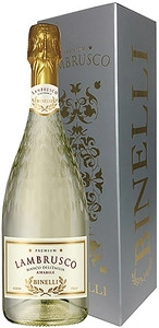 Игристое вино Binelli Premium  Lambrusco Bianco Amabile Dell’Emilia IGT gift box  750 мл