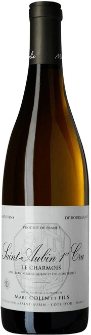 Вино Marc Colin et Fils Saint-Aubin 1-er Cru Le Charmois Домен Марк Колен э Се Фис Сен-Обен Премье Крю Ле Шармуа 2015 750 мл 13,5%