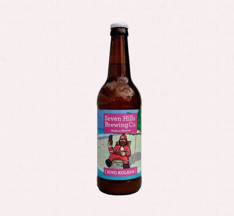 Пиво Seven Hills Pivo Kolada/Севен Хиллс "Пиво Колада" 500 мл
