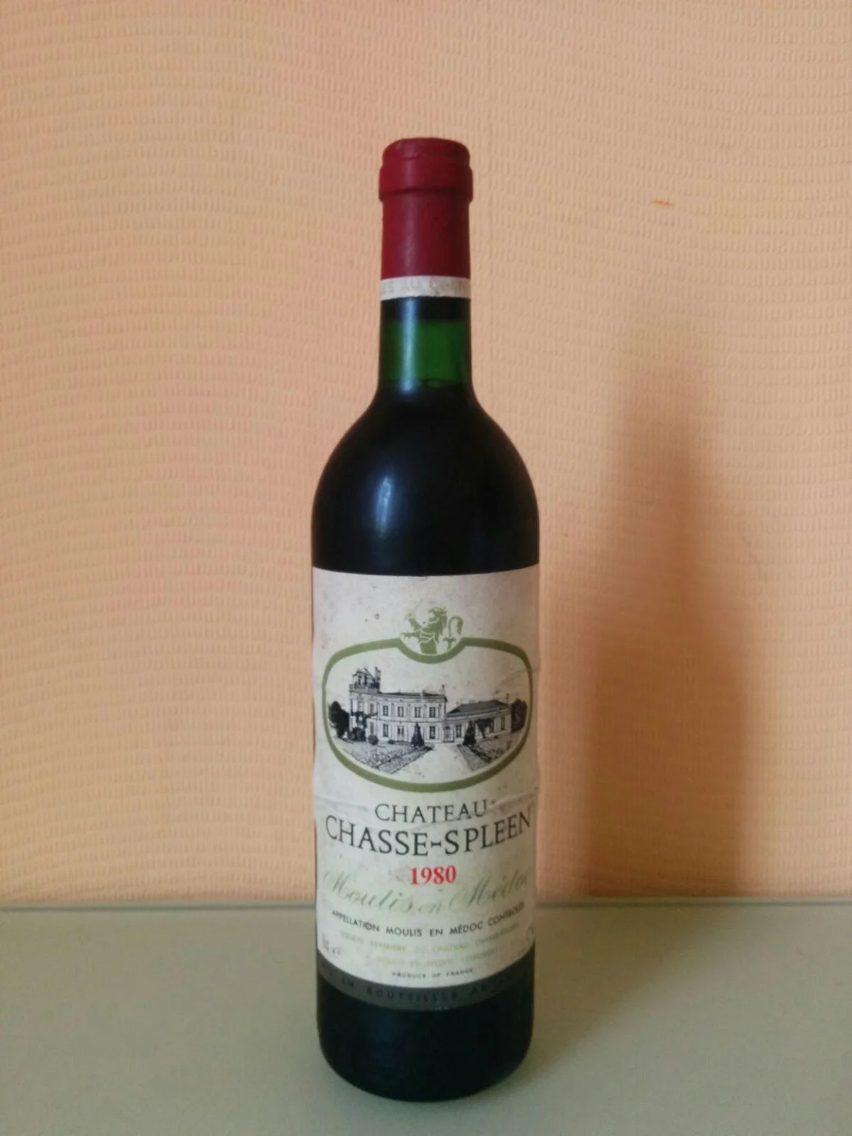 Шато Шасс-Сплин АОС Мули-ан-Медок, Шато Шасс-Сплин, 1980, сух красное, 14%, 0.75л.