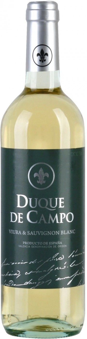 Вино Vicente Gandia Duque de Campo Viura & Sauvignon Blanc, Valencia DO  Дюк де Кампо  Виура & Совиньон  Блан 750 мл