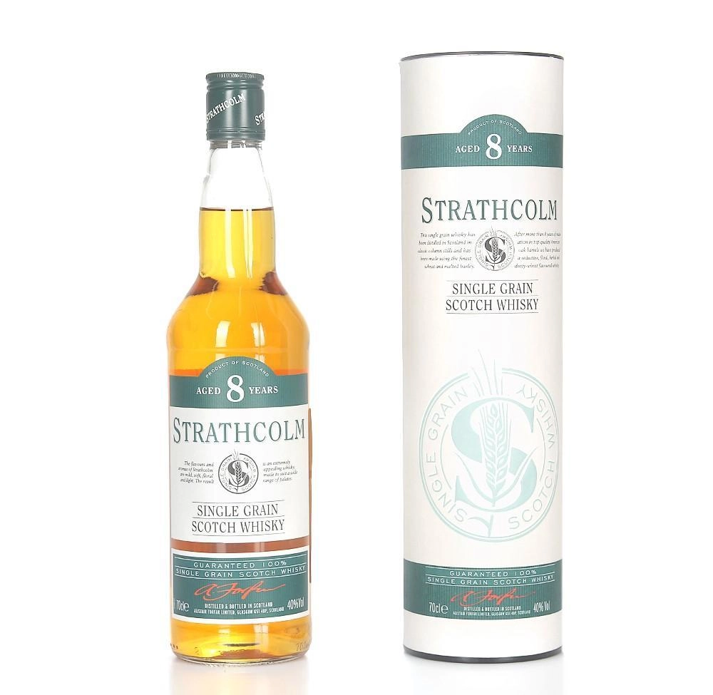 Виски Strathcolm Single Grain 8 y.o  700 мл