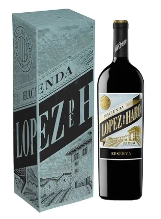 Вино Hacienda Lopez de Haro  Reserva gift box    2019 1500 мл  14%
