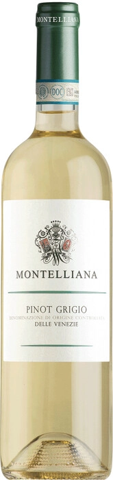Вино Montelliana   Pinot Grigio delle Venezie   Монтеллиана   Пино Гриджио  750 мл