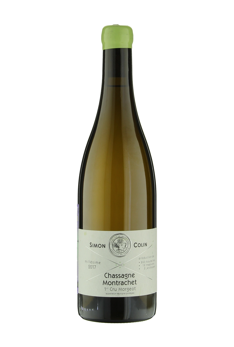 Вино  Simon Colin Chassagne Montrachet Premier Cru Morgeot  2017 750 мл