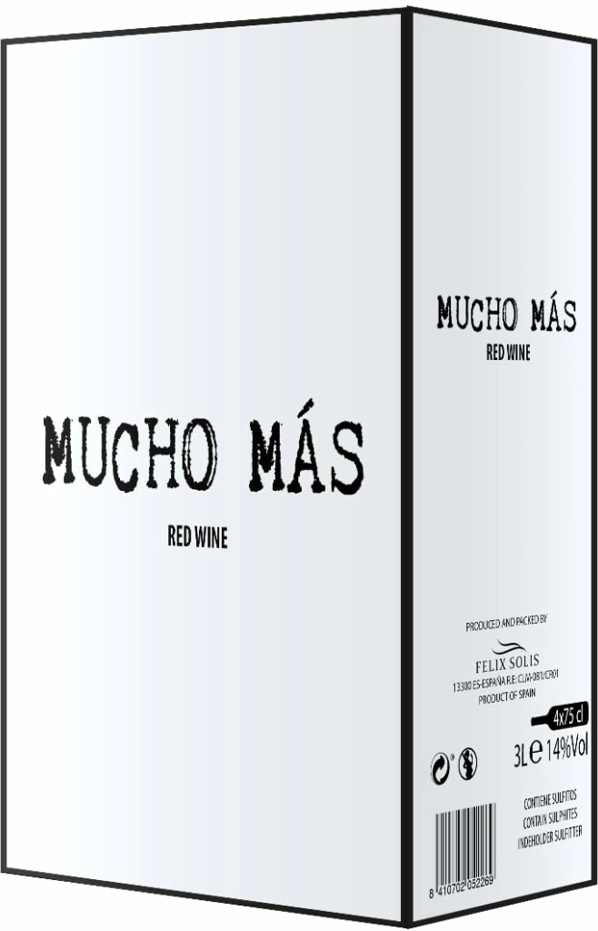 Вино Felix Solis Mucho Mas Tinto Semi-Dry bag-in-box  3 л