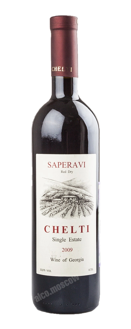 Вино Ch P Georgy Mirianashvili Chelti Qvevri Saperavi   2016 750 мл
