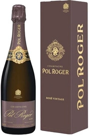 Игристое вино Pol Roger Brut Rose gift box  2015  750 мл