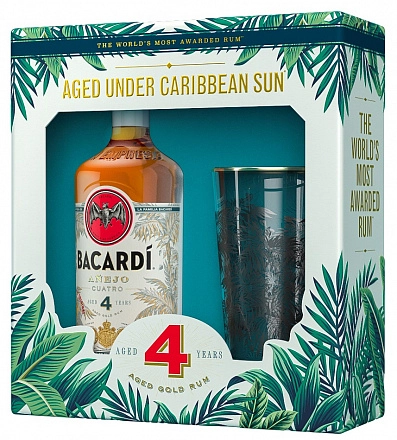 Ром  Bacardi  Añejo Cuatro    4year  700 мл