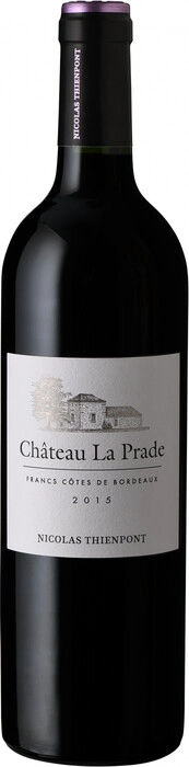 Вино Nicolas Thienpont  Chateau La Prade  Francs-Cotes de Bordeaux AOC  Николя Тьенпонт  Шато Ля Прад 2015 750 мл