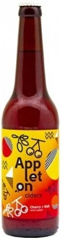 Пивной напиток с яблочным соком   Appleton  Cherry+Kizil  Эпплтон  Полусладкий  с соком вишни и кизила  500 мл