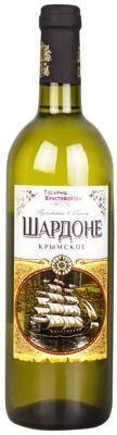 Вино Товарищество Христофорова Шардоне Крымское 750 мл