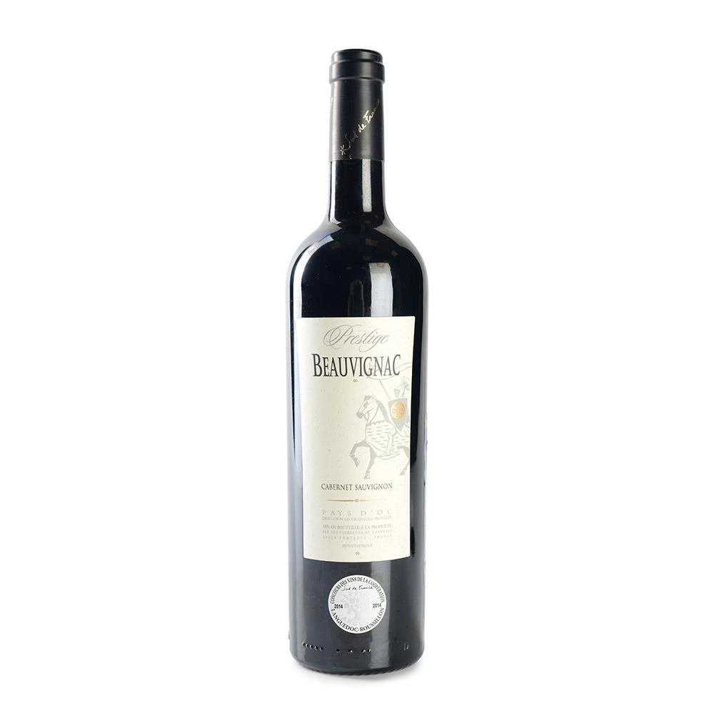 Вино Les Costieres de Pomerols IGP Pay d'OC Beauvignac Cabernet Sauvignon Prestige Ле Костьер де Помроль IGP Пэй д'Ок Бовиньяк Каберне Совиньон Престиж 2013 750 мл