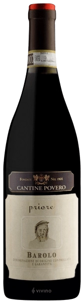 Вино Cantine Povero Barolo DOCG Priore  2019 750 мл 14,5%