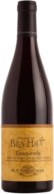 Вино M.Chapoutier  Côtes du Roussillon Villages Domaine de Bila Haut L'Escerda Кот дю Руссильон Вилляж Домэн де Била О Л'Эскерда 2018 750 мл 15%