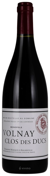 Вино Domaine Marquis d'Angerville Volnay 1er Cru Clos des Ducs 2018 750 мл 13,5%