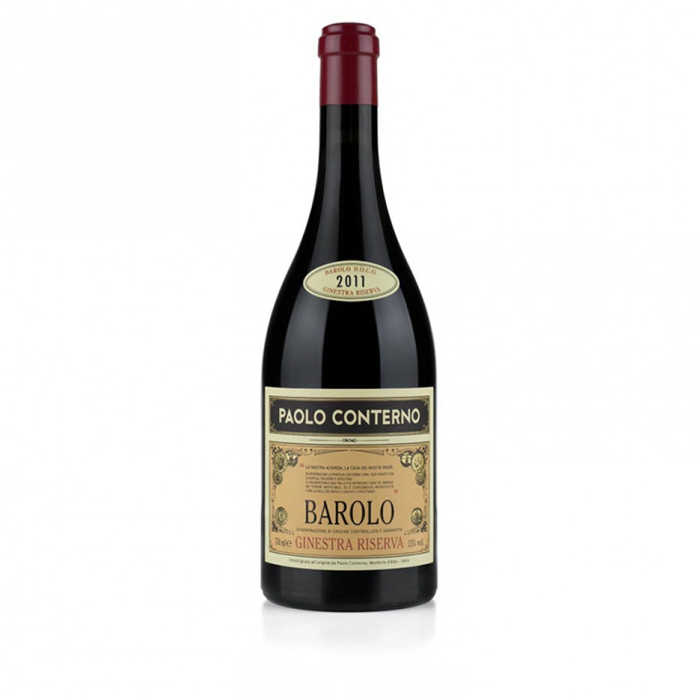 Вино Paolo Conterno Riva del Bric Barolo DOCG Паоло Контерно Бароло Ризерва Жинестра ДОКГ 2011 750 мл