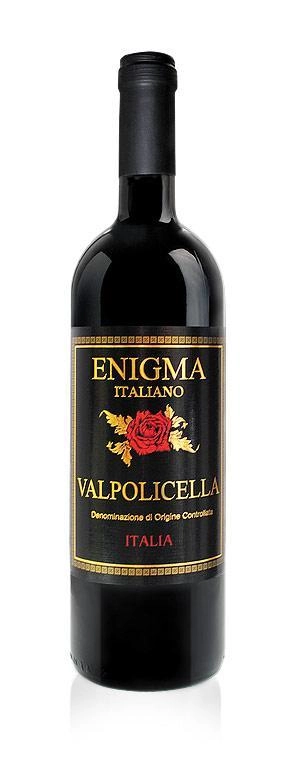 Вино географического наименования Enigma Italyano Valpolichella Энигма Итальяно Вальполичелла красное сухое 750 мл