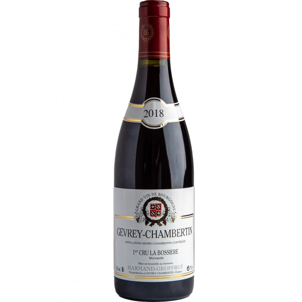 Вино Domaine Harmand-Geoffroy Gevrey Chambertin 1er Cru La Bossiere Monopole  2018 750 мл 13%
