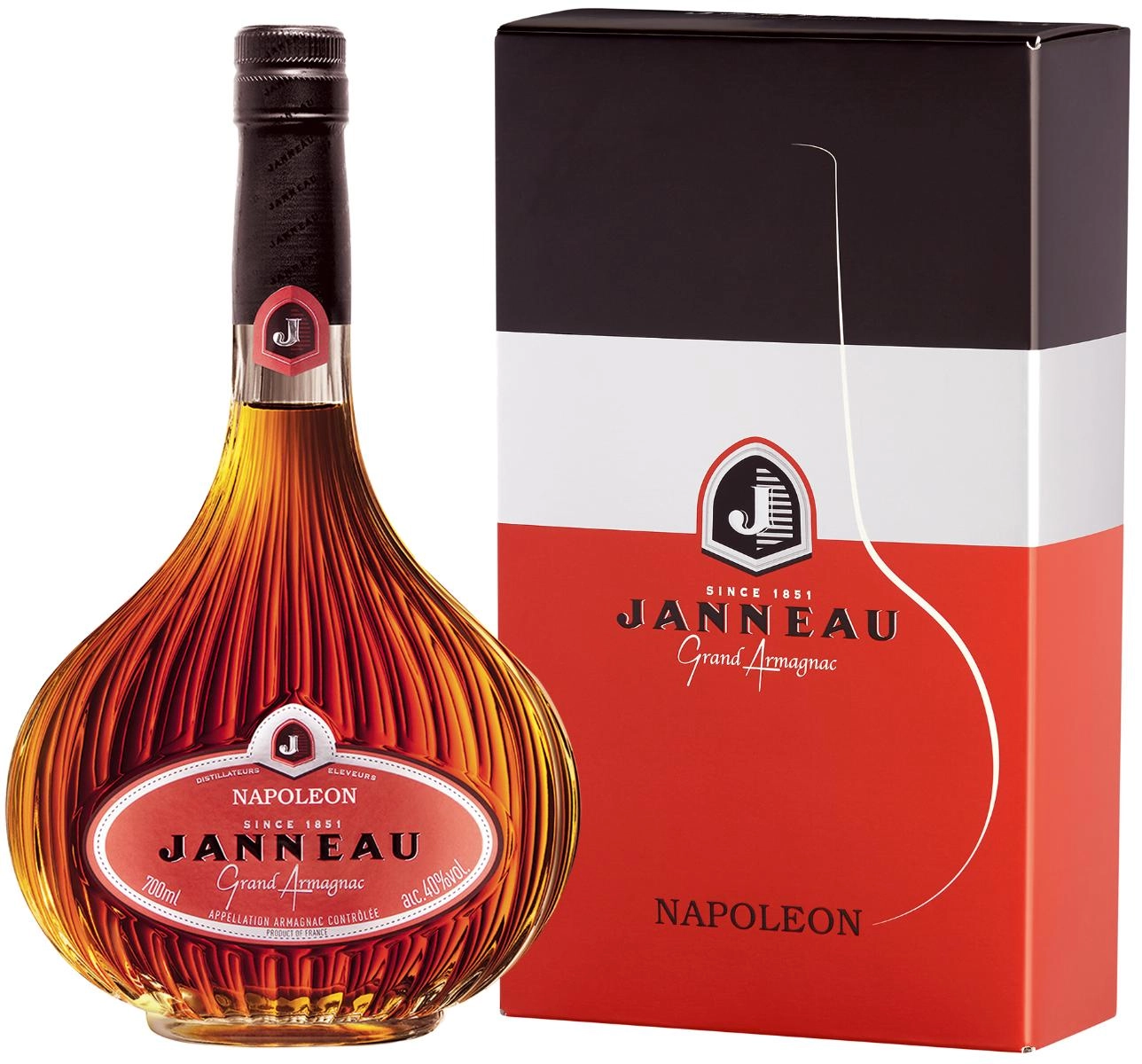 Арманьяк Armagnac Janneau Napoleon  gift box   700 мл