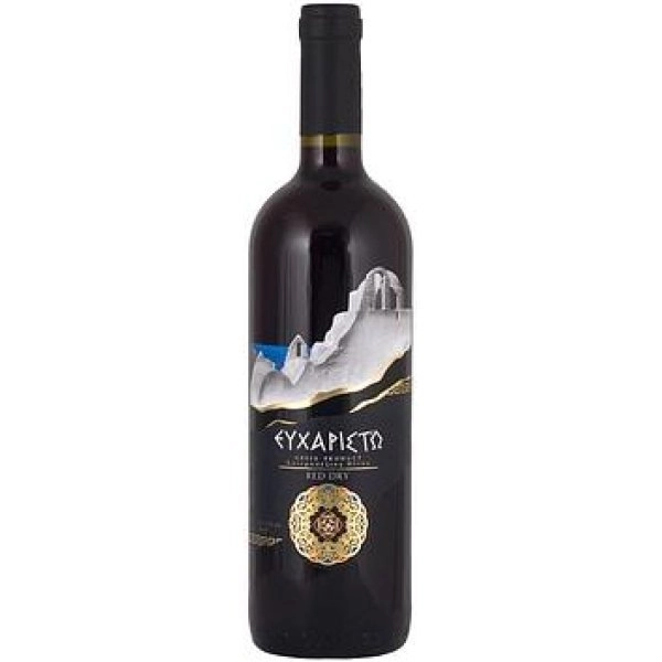 Вино Evharisto red semi sweet  750 мл