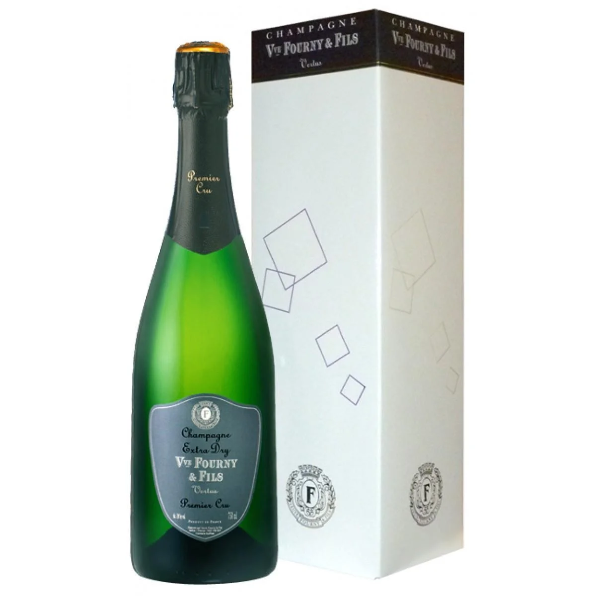 Шампанское Veuve Fourny & Fils Premier Cru Extra Dry in gift box Вёв Фурни э Фис Премье Крю Экстра Драй в подарочной упаковке 750 мл