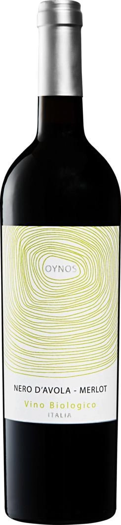 Вино Oynos Nero d'Avola - Merlot Biologico DOC Ойнос Неро д'Авола Мерло Биолоджико DOC  750 мл