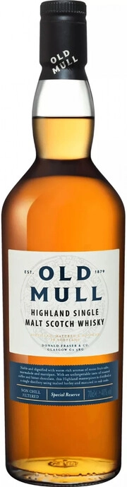 Виски Old Mull Highland Single Malt Scotch Whisky  700 мл