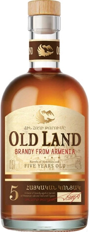 Бренди  Old Land 5 Years Old   200 мл
