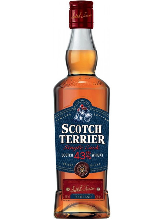 Виски Скотч Терьер Сингл Каск  500 мл