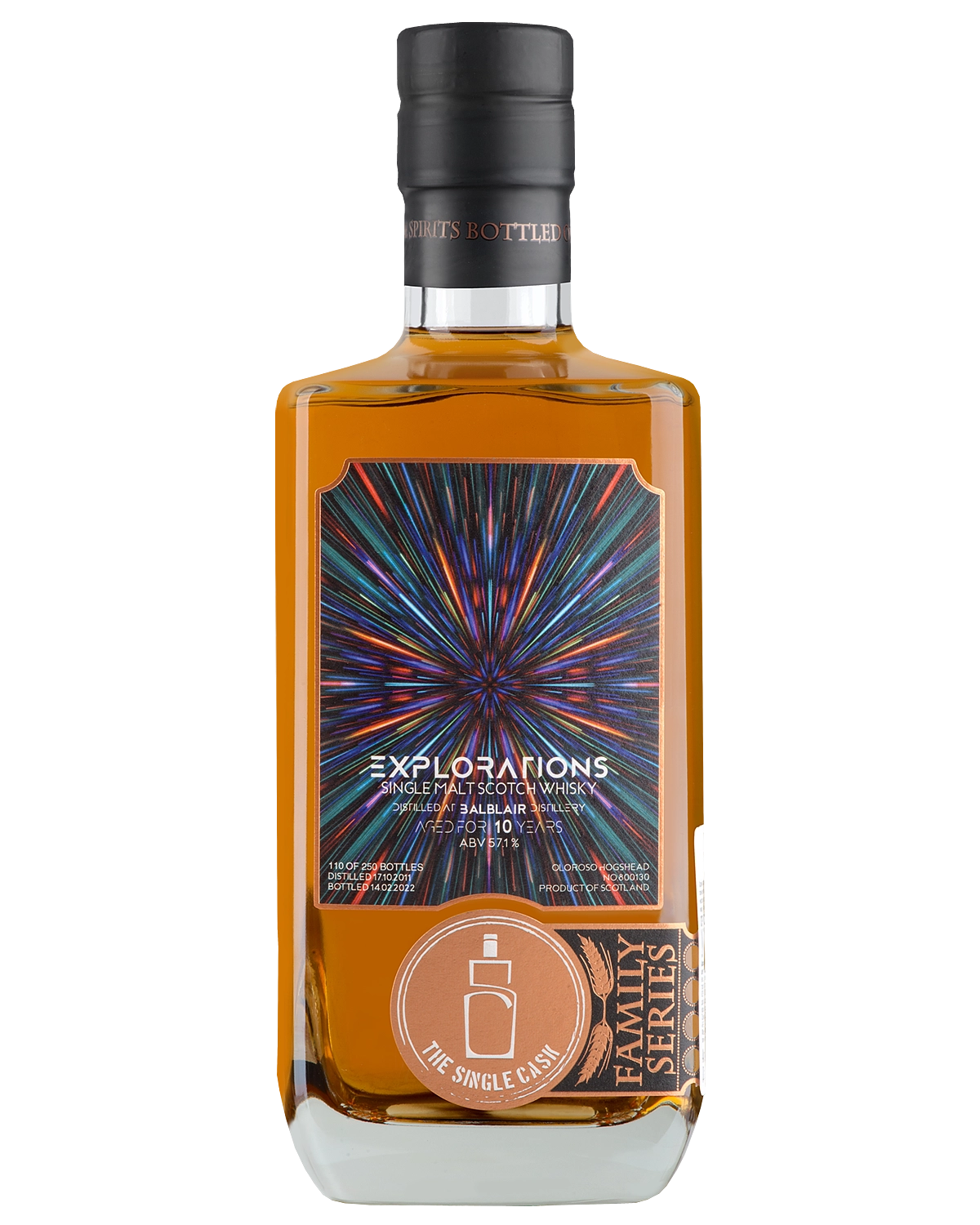 Виски Single Cask Explorations Balblair Cask №800130 10 Years Old  700 мл 