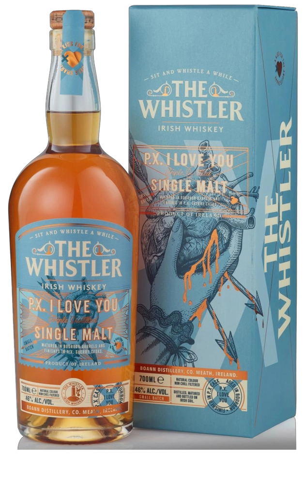 The Whistler P.X. I Love You Single Malt Irish Whiskey  gift box  700 мл