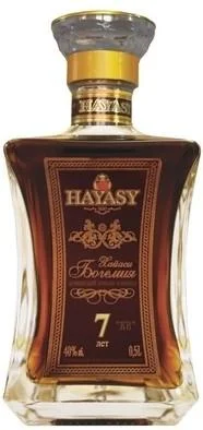 Коньяк армянский Hayasy Bohemia 7 Years КВ Хайаси Богемия выдержка 7 лет 500 мл