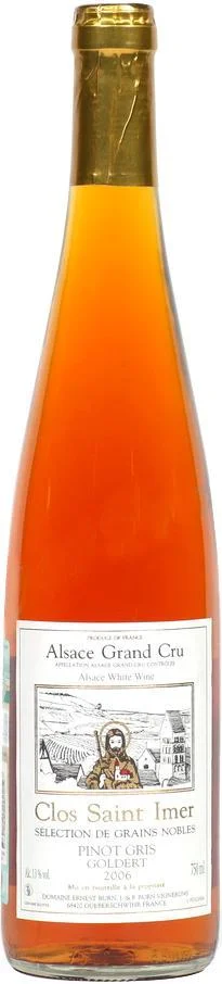 Вино Domaine Ernest Burn Pinot Gris Selection de Grains Nobles  Эрнест Бёрн  Пино Гри Селексьон де Грэн Нобль 2006 750 мл