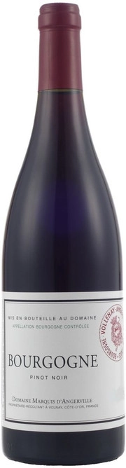 Вино Domaine Marquis d'Angerville Bourgogne Pinot Noir AOC  2022  750 мл