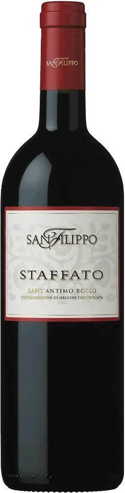 Сант'Антимо D.O.C. "Стаффато" ,Сан Филиппо,красное сухое,2004,13%, 0.75 л.