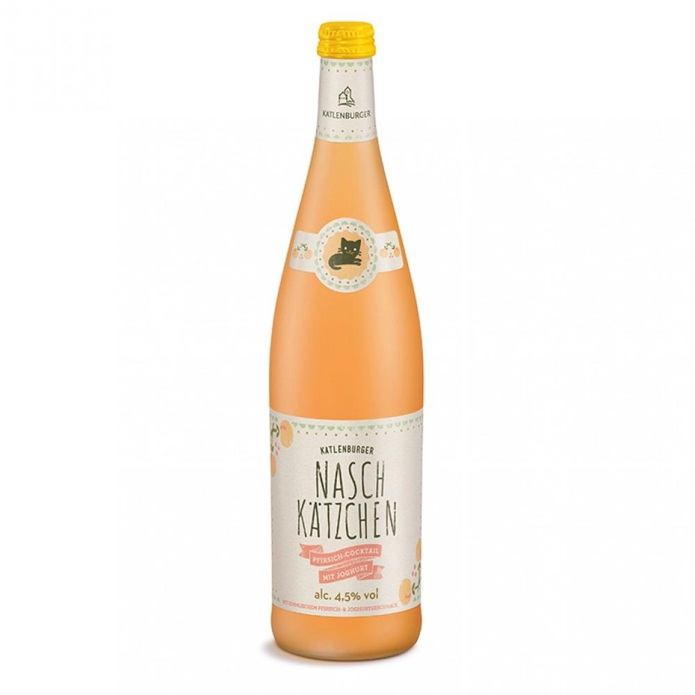 Винный напиток  Katlenburger Kellerei   Катленбургер Келлерай  Кошки Сластены йогурт персик  750 мл