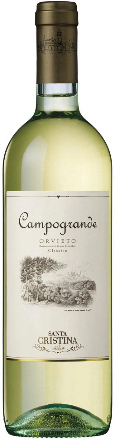 "Campogrande", Orvieto Classico Antinori, Кампогранде, Орвието Классико DOC Антинори, 2012, 0,375 л.